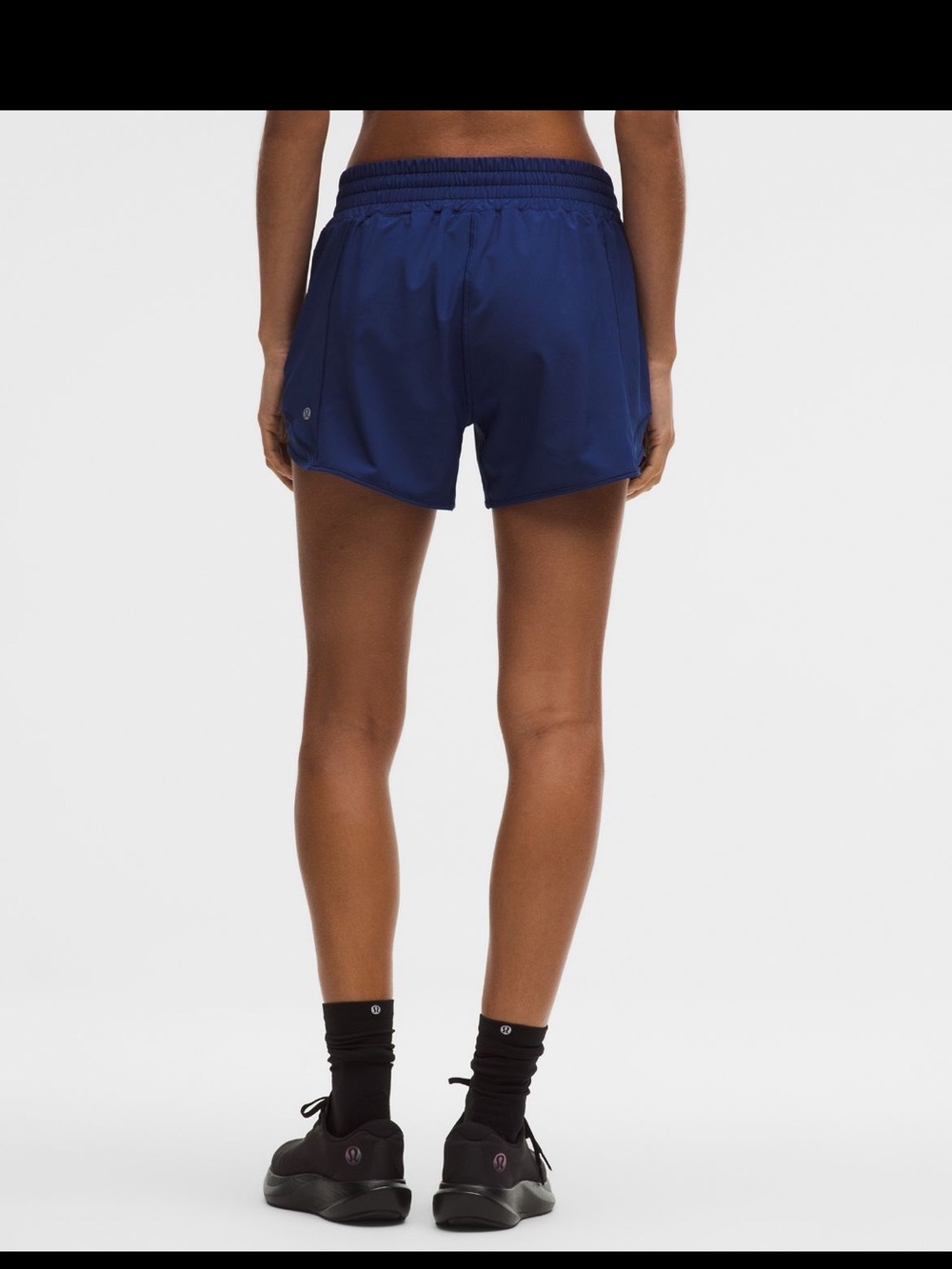 Orange lululemon shorts